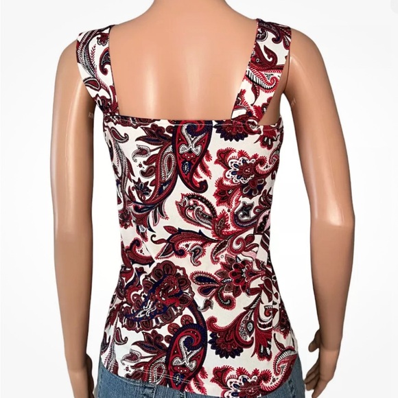 2/$40 Ann Taylor Sleeveless Blouse Top Office Career Top Casual Vacation Small - Picture 4 of 10